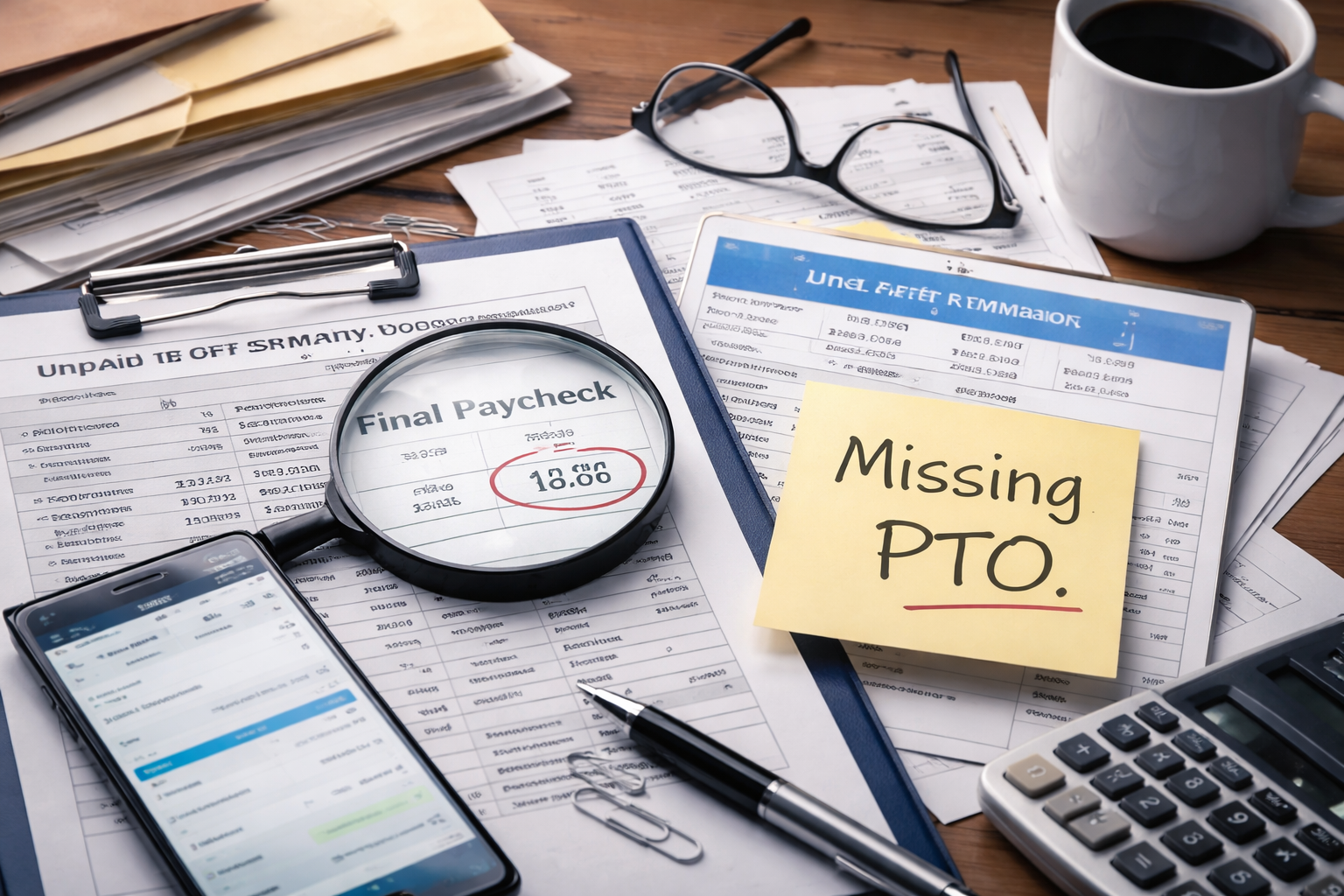 PTO payout missing after termination