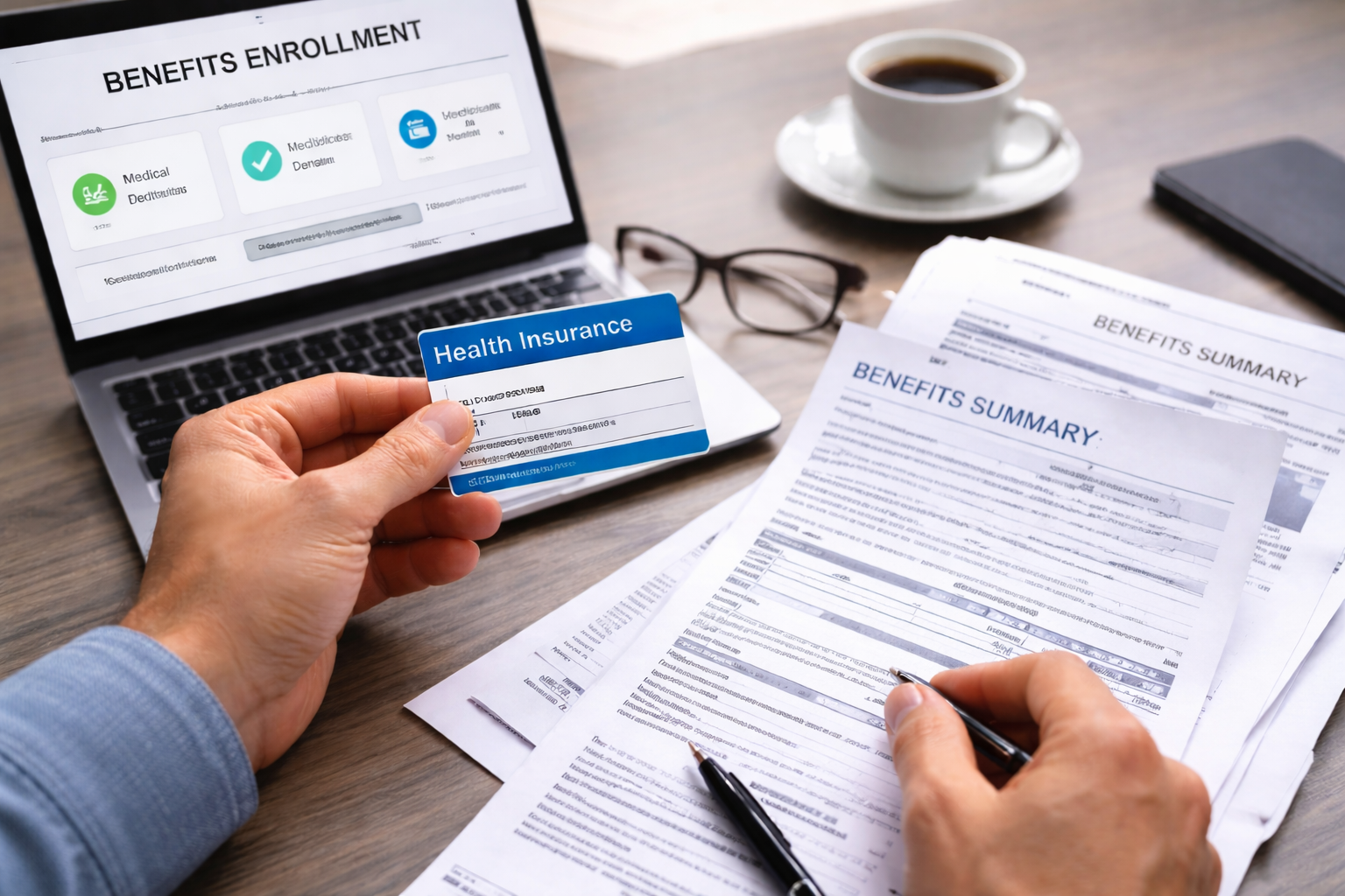 benefit enrollment completed but coverage missing