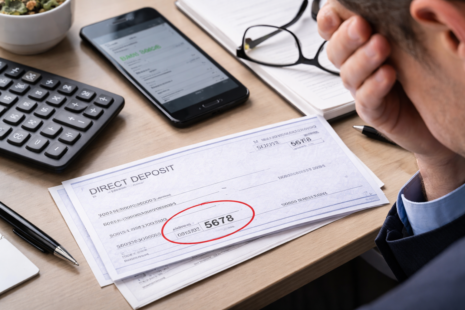 Employer Listed Wrong Bank Account for Direct Deposit