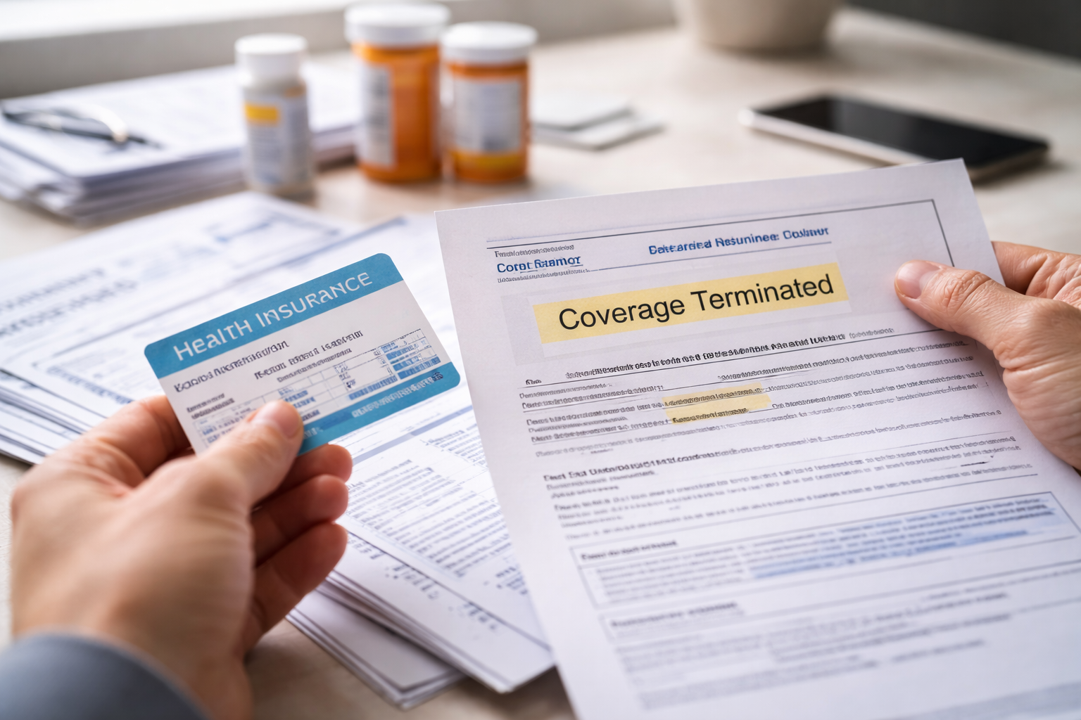 Employer Stopped Health Insurance Without Notice