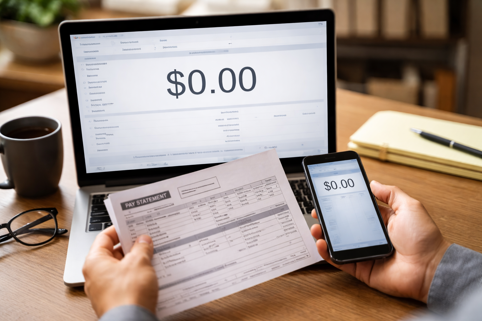 Payroll Marked as Paid but Account Balance Still Shows Zero
