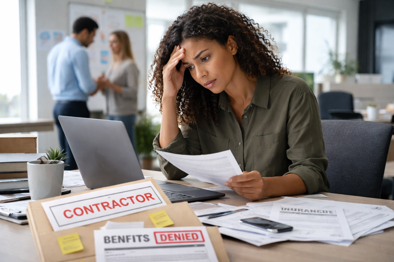 Part-Time Worker Denied Benefits Due to Contractor Classification