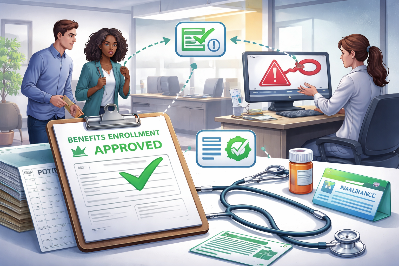 Benefit Enrollment Approved But Payroll Deductions Not Synced Causing Coverage Gap