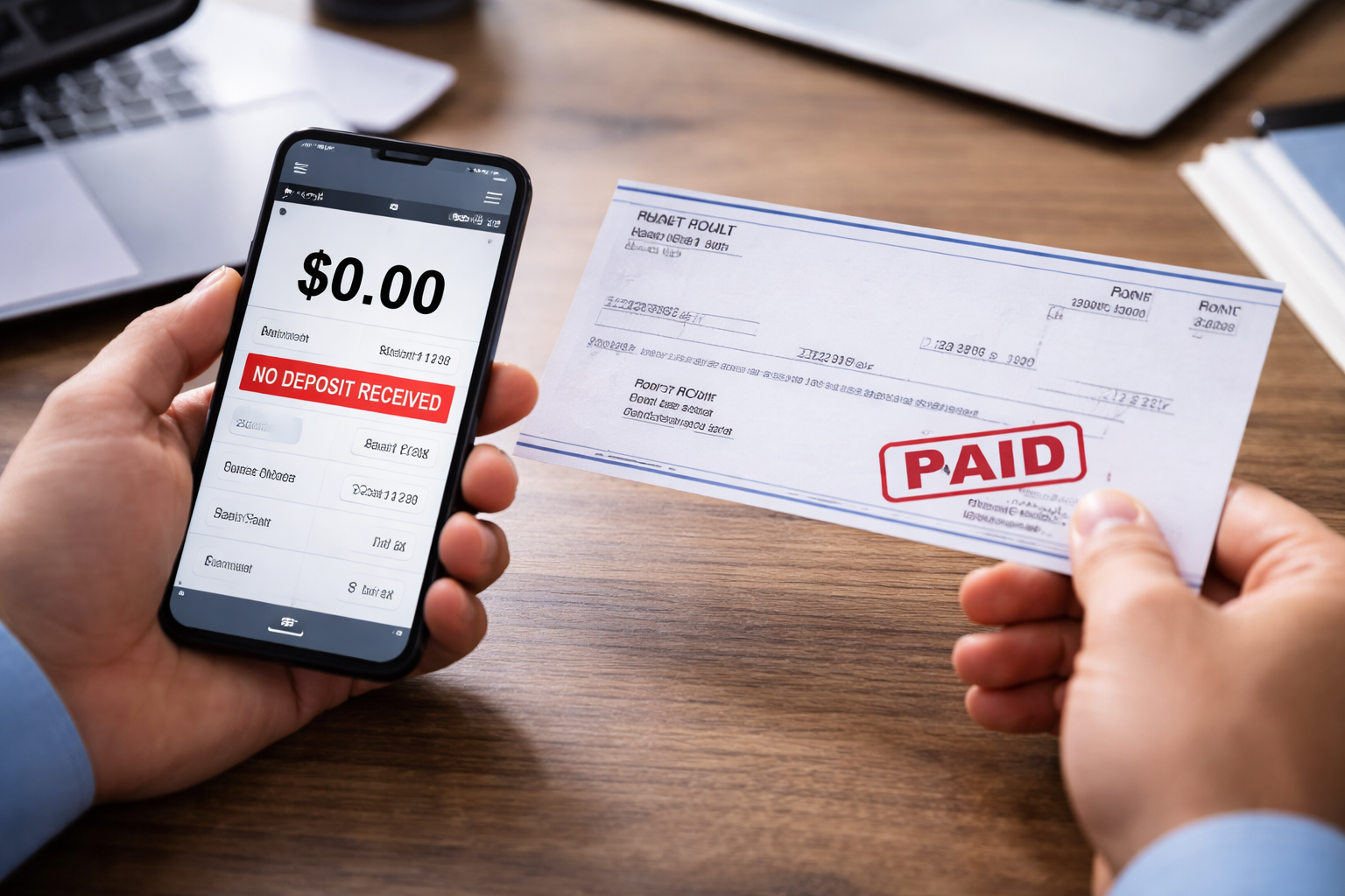 Payroll Marked as Paid but Direct Deposit Never Arrived Due to Internal Settlement Hold